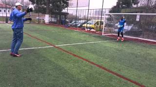 Msendo KOLOLO goalkeeper handling ball workout 4.12.2014