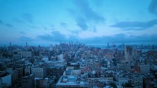 Sunrise over New York City (time lapse)