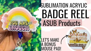 Sublimation Badge Reel using A-SUB Paper & Ink