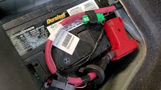 2011 GMC ACADIA  REPLACE BATTERY