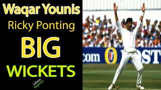 Waqar Younis Inswing Wicket Ricky Ponting I999