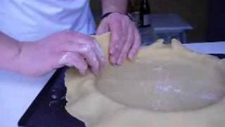 Comment ajuster  (border) une pâte à tarte - How to well place a tart dough