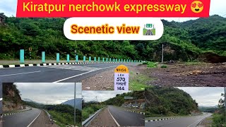 Kiratpur nerchowk expressway 😍 Scenetic view of New fourlane 🛣️ Fourlane update