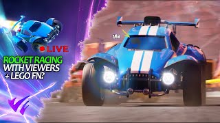 NEW Rocket Rocket Racing + Lego mode: Fortnite Live With Viewers 🏁