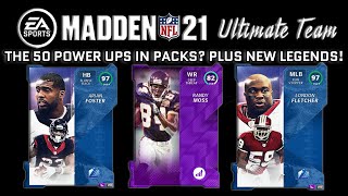 The 50 Power Ups Added To Packs? PLUS 97 OVR Legends Arian Foster, London Fletcher