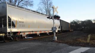 Norfolk Southern NS 153 with BNSF 5042, NS 8807, KCS 4044 Duncan SC