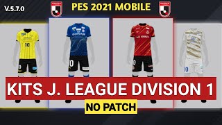 KITS/JERSEY J.LEAGUE DIVISION 1 IN PES MOBILE 2021