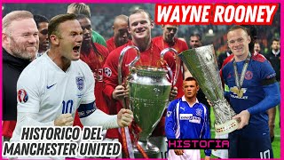 Wayne Rooney 🏴󠁧󠁢󠁥󠁮󠁧󠁿  | MAXIMO GOLEADOR DEL MANCHESTER UNITED | historia futbolística DOCUMENTAL