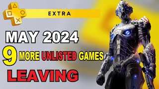 PS Plus Extra & Premium Games May 2024 - 9 More Unlisted Games Are Leaving