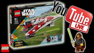 🔴 LIVE Stavíme LEGO Star Wars 75388 Jedi Bob's Starfighter