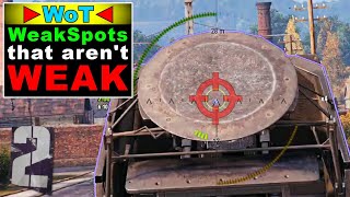 Weakspots that aren't Weakspots! #2 - World Of Tanks [GUIDE]