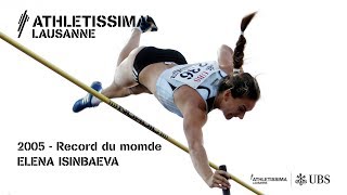 Athletissima - 2005 - Elena Isenbaeva, record du monde du saut à la perche