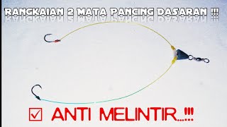 Rangkaian mata pancing anti melintir