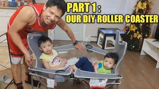 WHEN MOMMY IS AT WORK PART 1 || DIY ROLLER COASTER || PINOY SA CANADA || LIFE IN CANADA