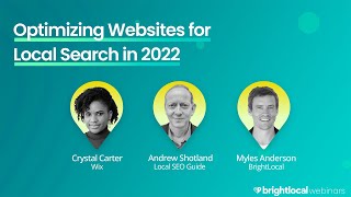 Optimizing Websites for Local Search in 2022 | BrightLocal Webinar