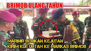 MARINIR BUAT SURPRISE UNTUK BRIMOB