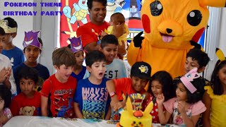 Humne Viraj ka 7th birthday Pikachu ke sath celebrate kiya ❤️😍#fun #family #birthday #pokemon