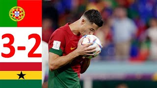 Portugal VS Ghana 3-2 Extended Highlights All Goals FIFA WORLD CUP 2022 | Ronaldo penalty goal