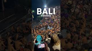 Kecak Dance in Bali Indonesia #shorts #bali #travel #reels #indonesia #nature #love #shorts 🇮🇩