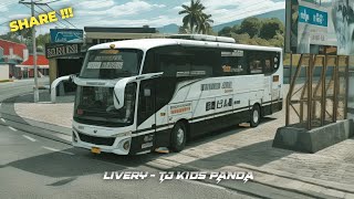 ❗SHARE DAN REVIEW LIVERY TJ KIDS PANDA JB5 || BUS SIMULATOR INDONESIA