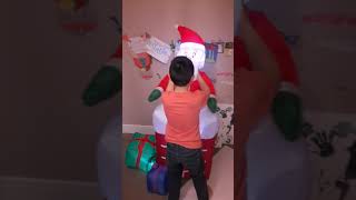 Santa in a Chimney Animated Inflatable- how to disable santa and chimney