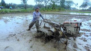 Top Soil Tilling Using A Hand Tiller Tractor