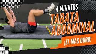 ABDOMINALES en 4 MINUTOS ¡El TABATA más DURO!