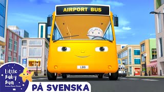 Hjulen på bussen | Little Baby Bum - Svenska | Svenska tecknade serier för barn | Barnvisor