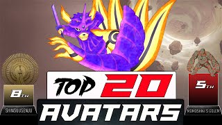 TOP 20 CHAKRA AVATARS - Part II - AnimeScale