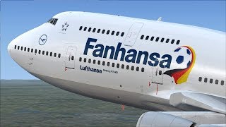 [P3Dv4] Lufthansa 747-400 Bangalore-Frankfurt  | D-ABYA | DLH755