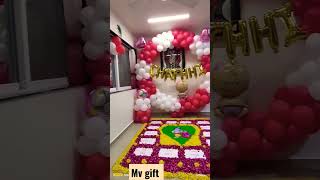 Chatthi balloon decore/ Namkaran decoration -9979792970 for decoration booking #shorts #youtube