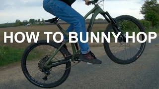 HOW TO PROPERLY BUNNY HOP YOUR MOUNTAIN BIKE //KRANK PRODUCTIONS