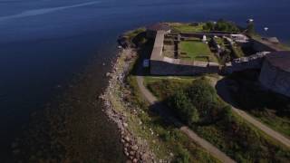 Steinvikholmen Castle in Norway by drone August 2016