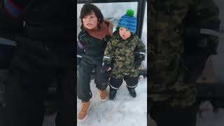 Too slippery #omg  #trending #viralvideo #viral #amazing #baby #babyboy #shorts #winter #winter2023