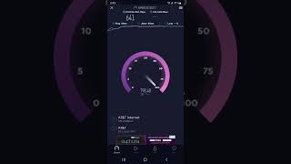 AT&T Fiber 1,000/1,000  On Mobile 5G Wireless Speed Test.