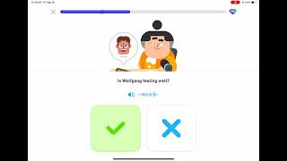 Duolingo Learning German Section 1, Unit 4, Greet People, Radio: Morning Mystery