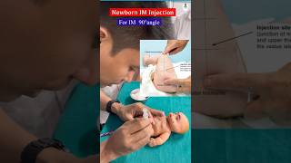 Newborn IM injection Techniques | Health Sector #iminjection #newborn #infant #nursing #medical