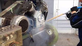 Cleaning the air compressor - IS 77S & MIGHTY E - Dry Ice Blasting