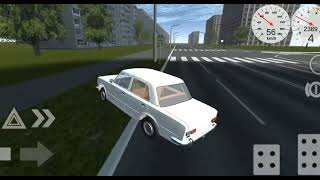 Simple car crash Physics Sim car chase scene