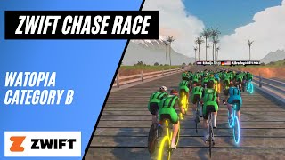 Watopia Chase Race! // Zwift Racing // Category B // Watopia's Waistband