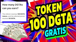 100 DGTA tokens GRATIS - EXCHANGE DIGITRA GANAR TOKENS GRATIS