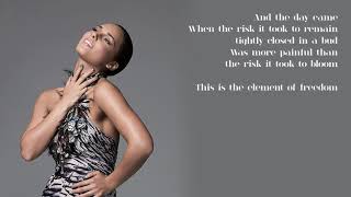 Alicia Keys - 01. The Element of Freedom (Intro) [Lyrics]