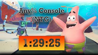 [Former WR] FIRST SUB 1:30 SPEEDRUN on Console - Battle for Bikini Bottom Rehydrated Speedrun