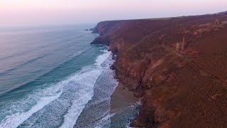 Wheal Coates Sunset by Drone