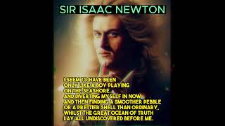 The Seashore of Knowledge by Sir Isaac Newton ⏳🧪🔬 #short #quote #science #viral #trending