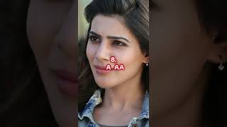 Top 10 Best Movies Of Samantha #shorts #viral #samantha