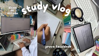 STUDY VLOG - Fim de semestre | Prova, trabalho, dicas de estudo, 2 dias estudando comigo