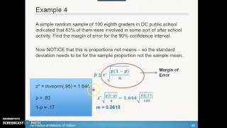 7.1 Confidence Intervals The Basics Part 5