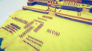 200x BRITISH ARMY ATTACK TO ENEMY CASTLE - Totally Accurate Battle Simulator TABS