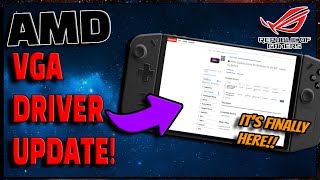 New AMD VGA Driver UPDATE for the LENOVO LEGION GO has Finally released!